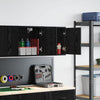 Vidaxl garagewandkasten 2 st spaanplaat zwart