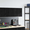 Vidaxl garagewandkasten 2 st spaanplaat zwart