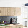 Vidaxl garagewandkasten 2 st spaanplaat sonoma eikenkleurig