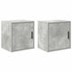 Pensili per garage Vidaxx 2 pezzi in legno composito cemento grigio
