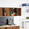 Vidaxl garage wandkast bewerkt hout oud hout