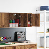 Pensili per garage VidaXL 2 pezzi in legno lavorato, legno vecchio