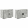 Pensili per garage Vidaxx 2 pezzi in legno composito cemento grigio