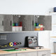 Pensili per garage Vidaxx 2 pezzi in legno composito cemento grigio