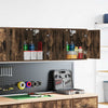Vidaxl garagewandkasten 2 st spaanplaat gerookt eikenhout