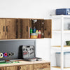 Vidaxl garage wandkast bewerkt hout oud hout
