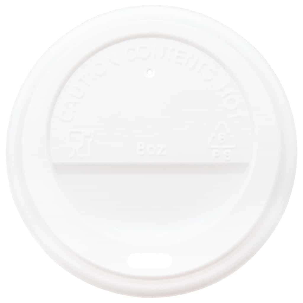 Bicchieri da caffè in carta VidaXL con coperchio 1000 pezzi 8oz 240 ml