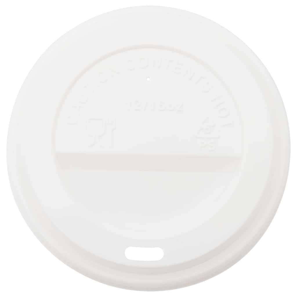 VidaXL bicchieri da caffè in carta con coperchio 1000 pezzi 4oz 100 ml