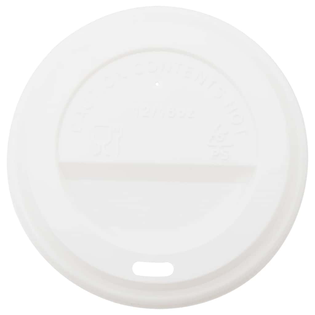Bicchieri da caffè in carta Vidaxxl con coperchio 1000 pezzi 12oz 300 ml