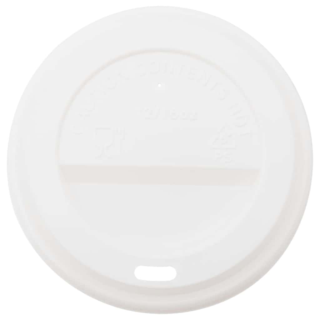 Bicchieri da caffè in carta VidaXL con coperchio 1000 pezzi 16oz 400 ml