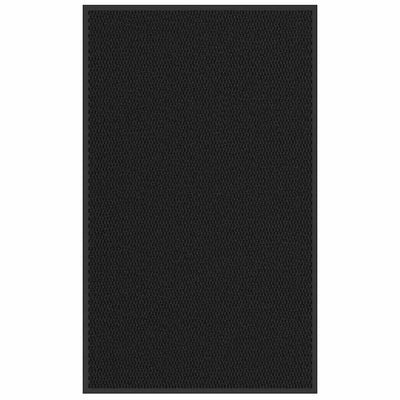 Vidaxl deurmat 90x150 cm zwart