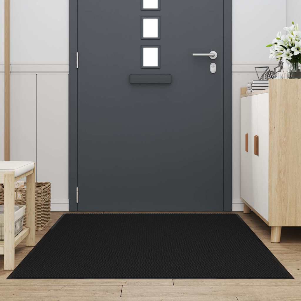 Vidaxx felpudo 115x200 cm negro