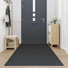 Vidaxl deurmat 115x300 cm zwart