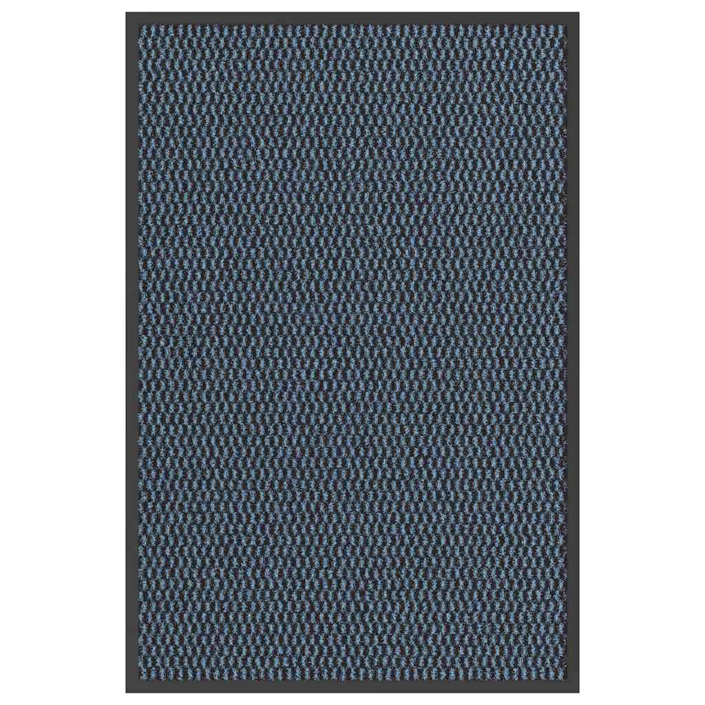 Vidaxl deurmat 60x90 cm blauw