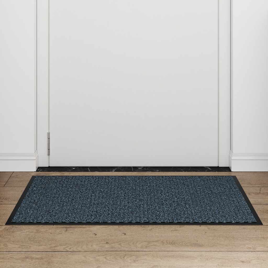 Vidaxl deurmat 60x90 cm blauw