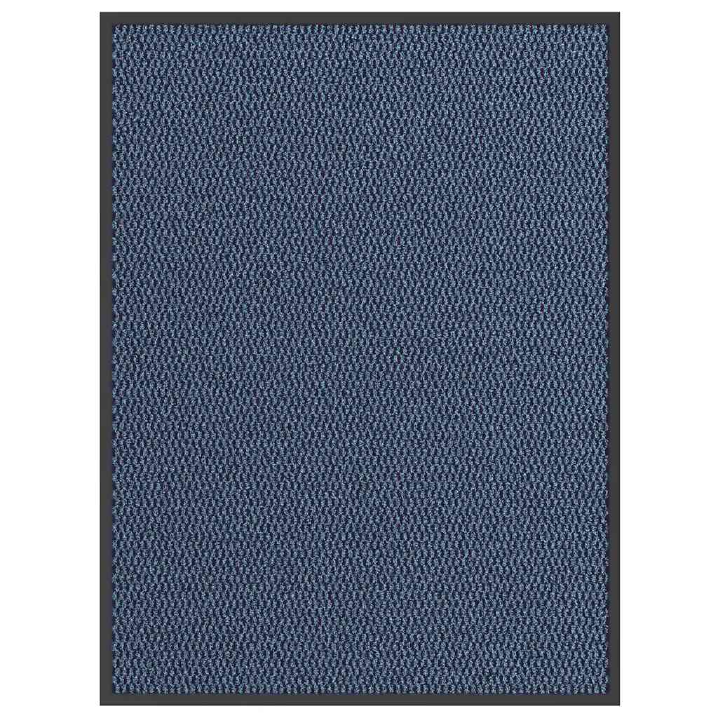 Vidaxl deurmat 80x120 cm blauw
