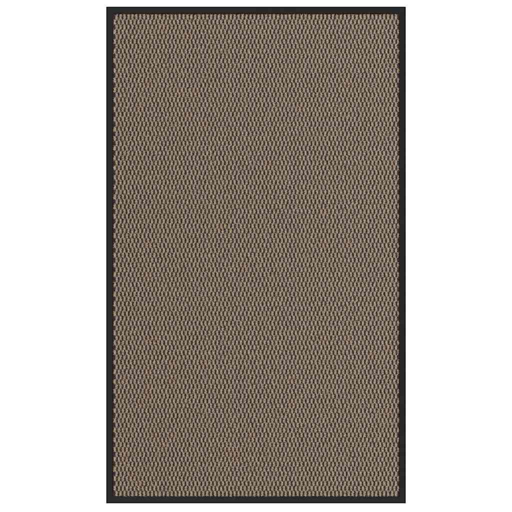 Vidaxl deurmat 90x150 cm bruin