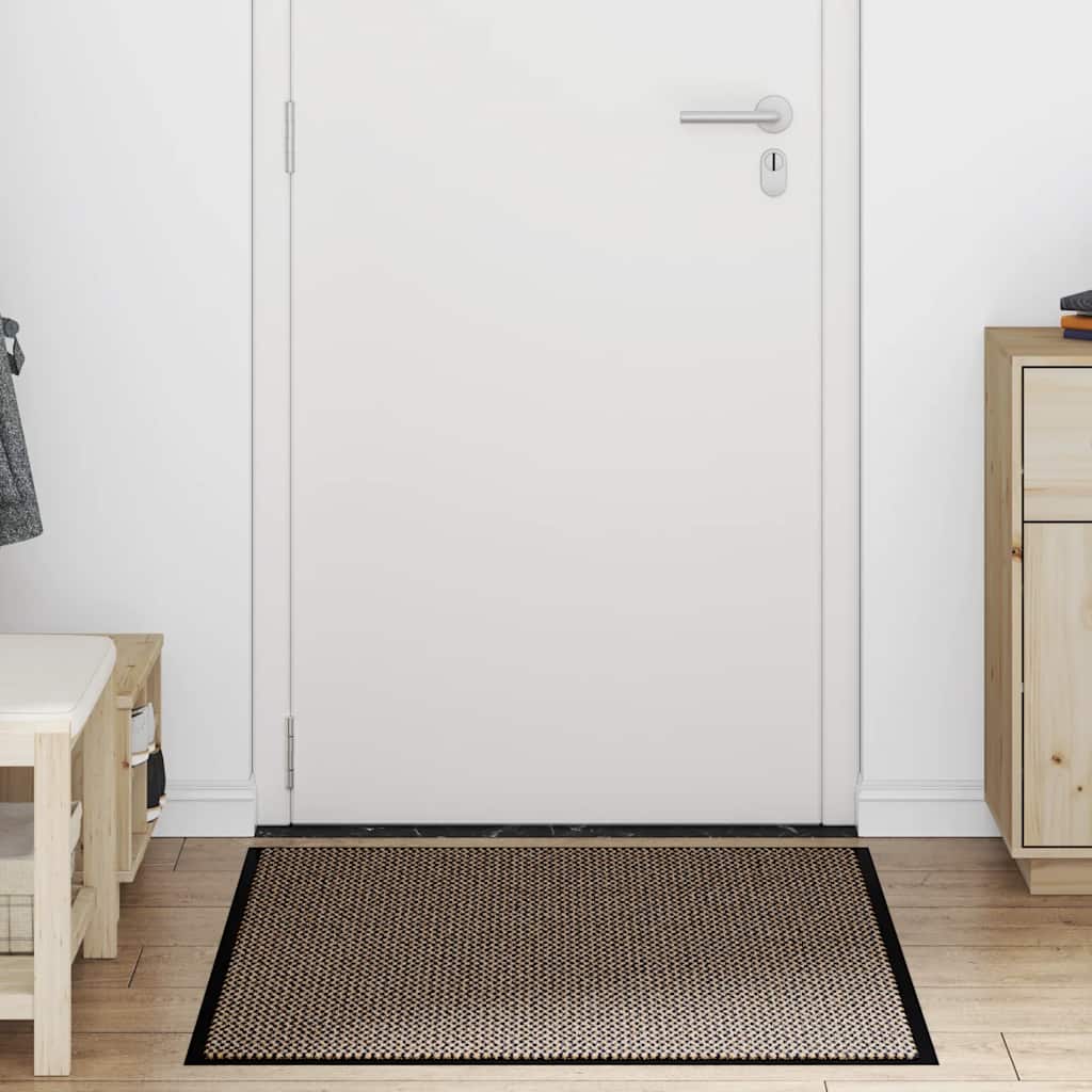 Vidaxl deurmat 90x150 cm bruin