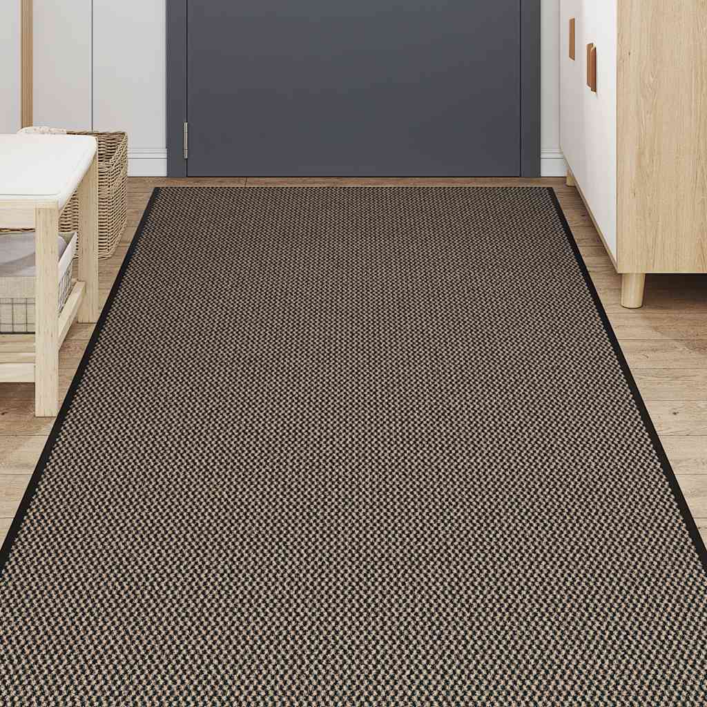 Vidaxl deurmat 115x400 cm bruin