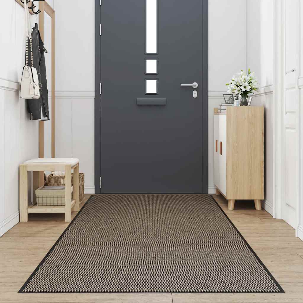 Vidaxl deurmat 115x500 cm bruin