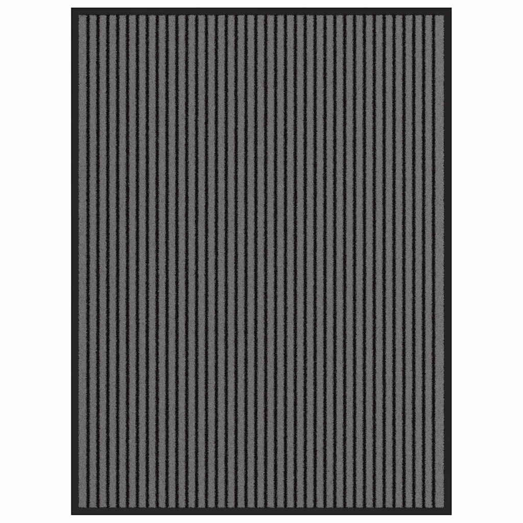 Vidaxl deurmat zwart 80 x 120 cm polypropyleen