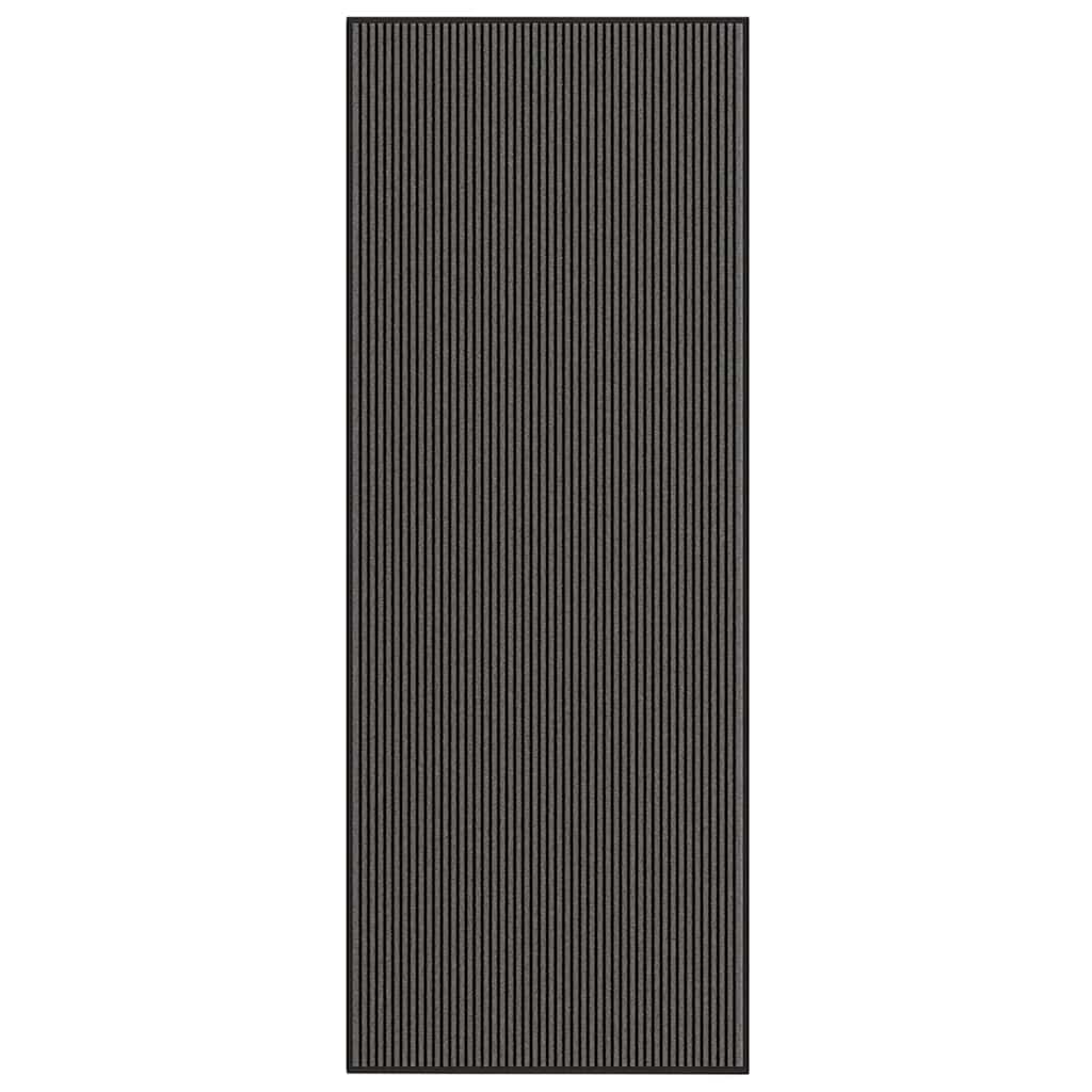 Zerbino Vidaxx 115x300 cm a righe nere e grigie