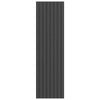Zerbino Vidaxx 115x400 cm a righe 115x400 cm nero e grigio
