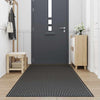 Zerbino Vidaxx 115x400 cm a righe 115x400 cm nero e grigio