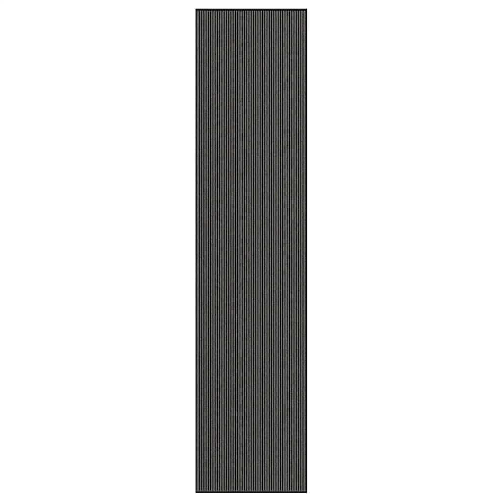 Zerbino Vidaxx 115x500 cm a righe nere e grigie