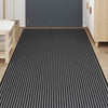 Zerbino Vidaxx 115x500 cm a righe nere e grigie