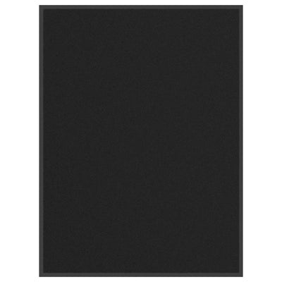 Vidaxl deurmat 90x120 cm zwart