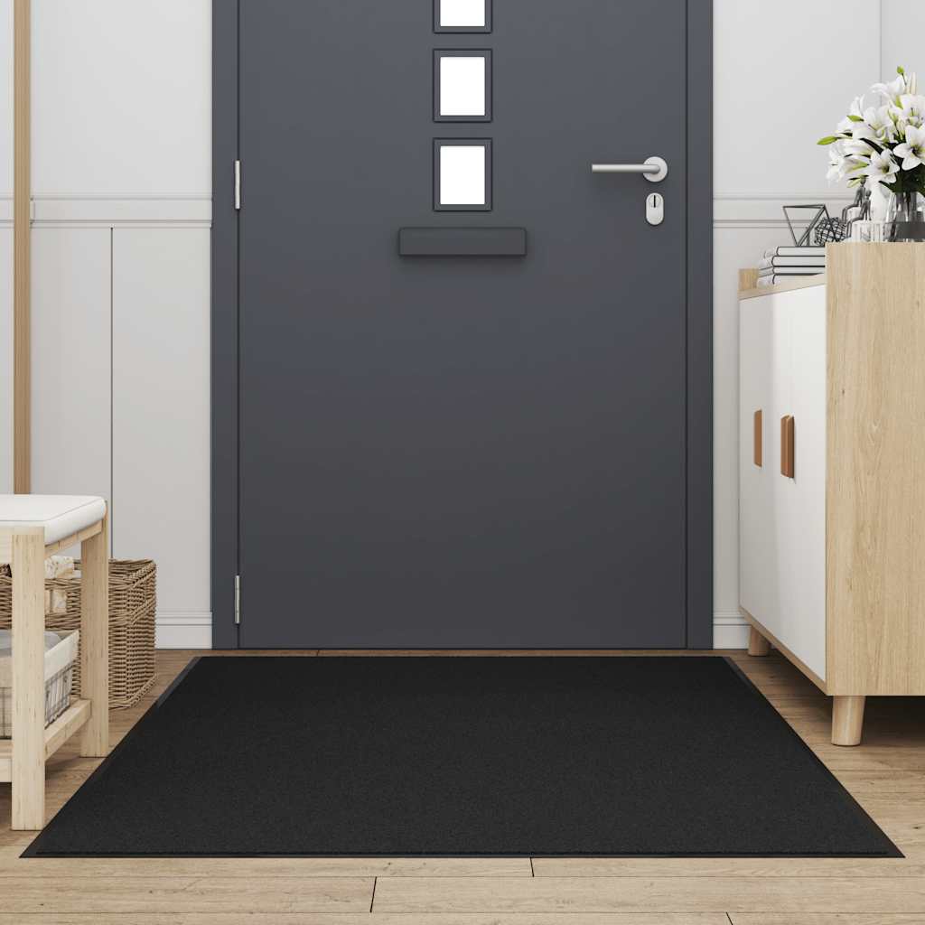 Vidaxx felpudo 115x200 cm negro