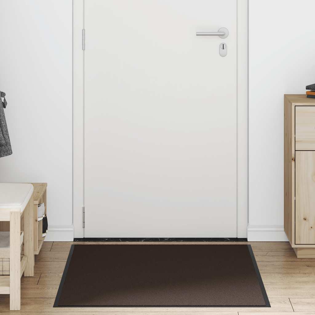 Vidaxl deurmat 80x120 cm bruin