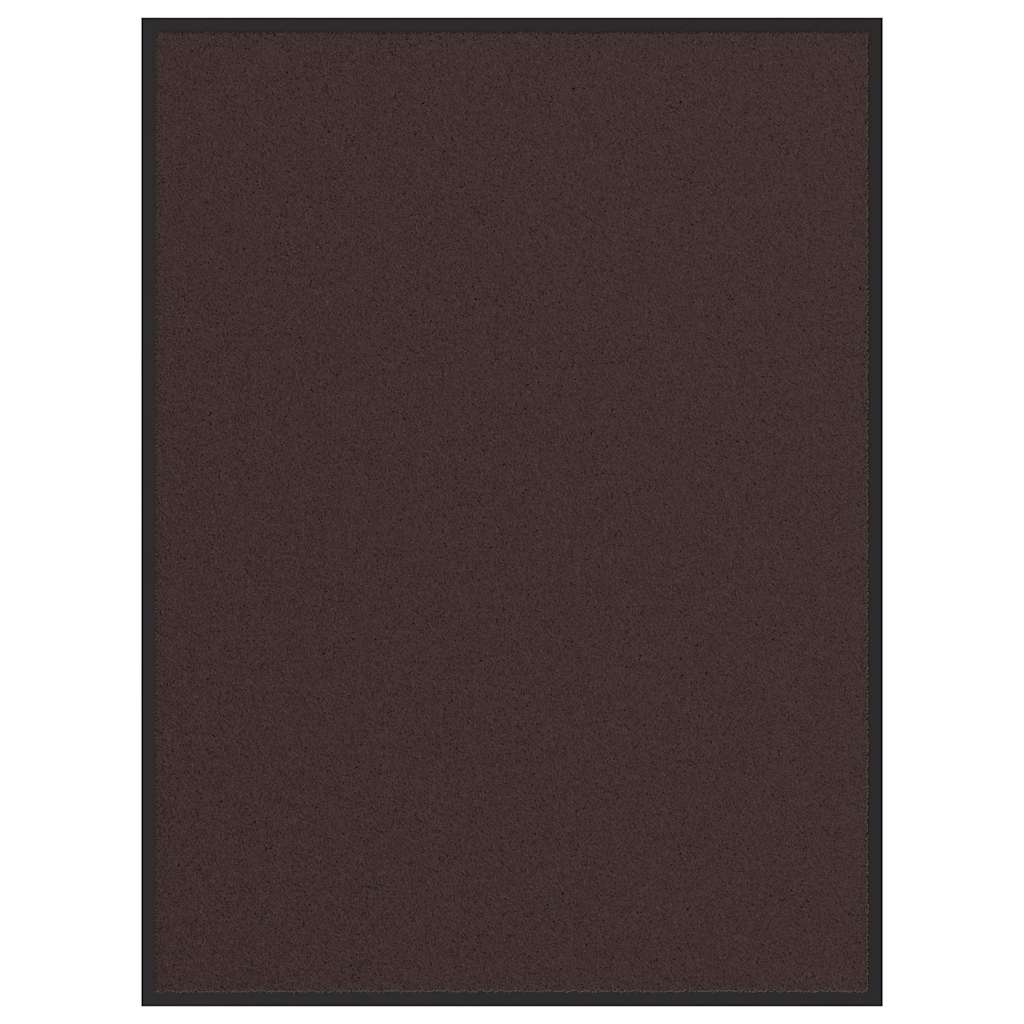 Vidaxl deurmat 90x120 cm bruin