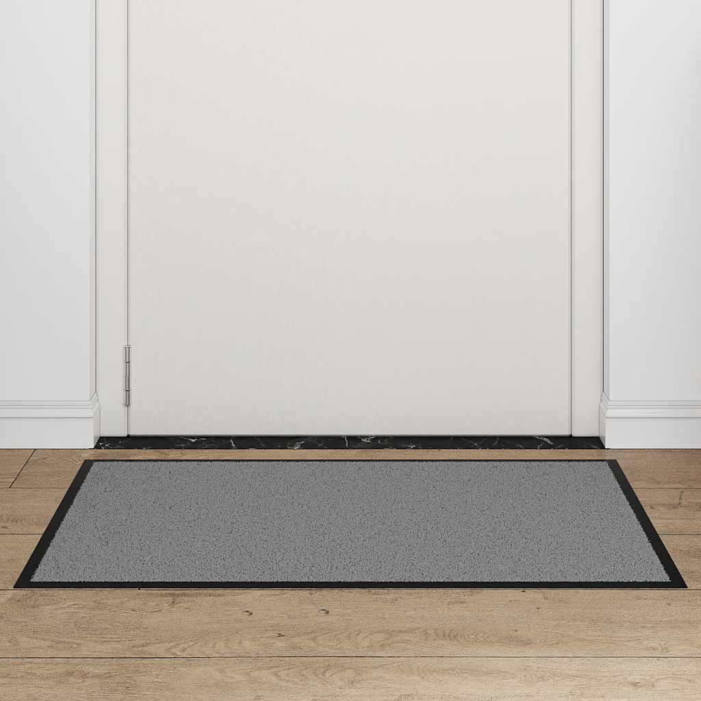 Vidaxl deurmat 60x90 cm grijs