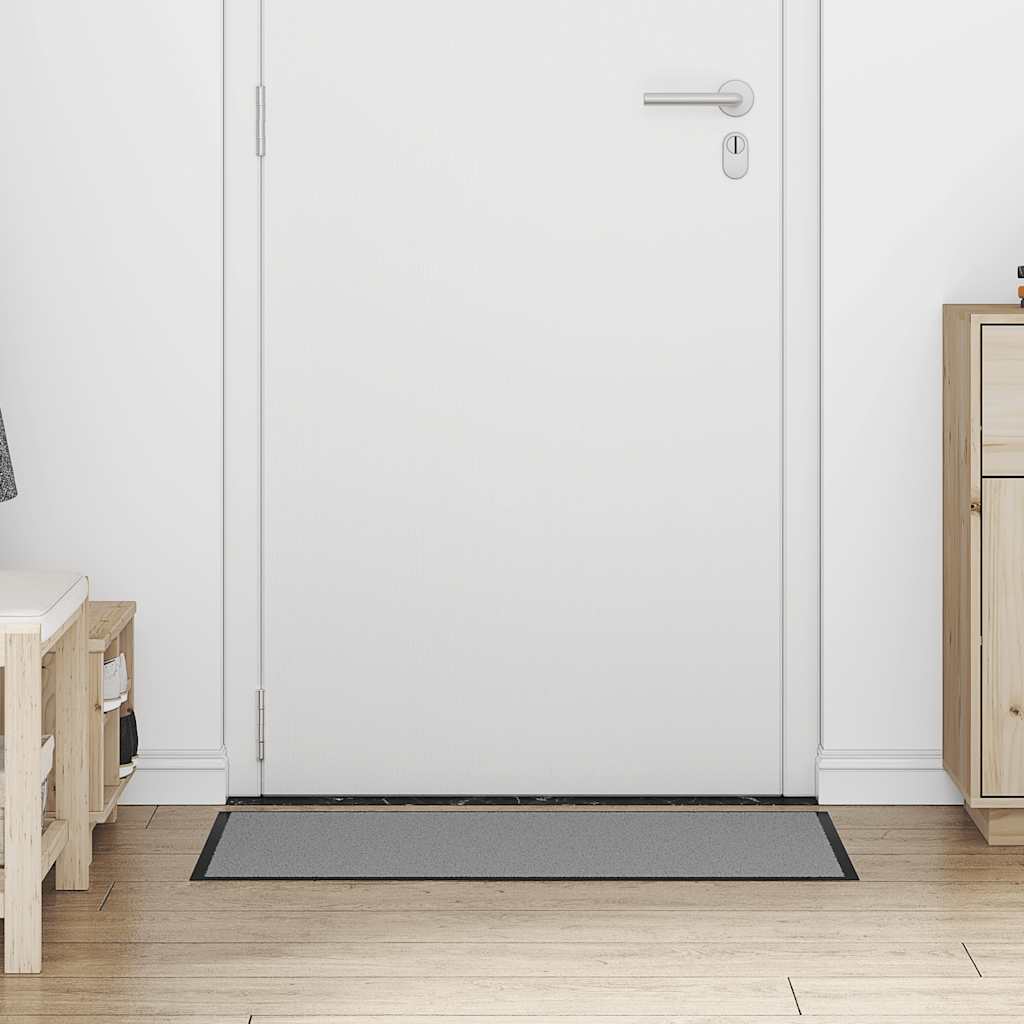 Vidaxl deurmat 60x90 cm grijs