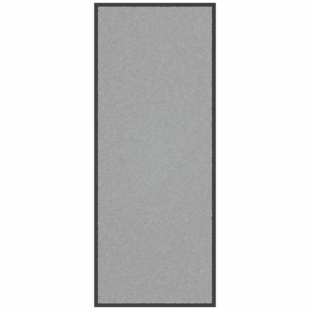Vidaxl deurmat 60x150 cm grijs