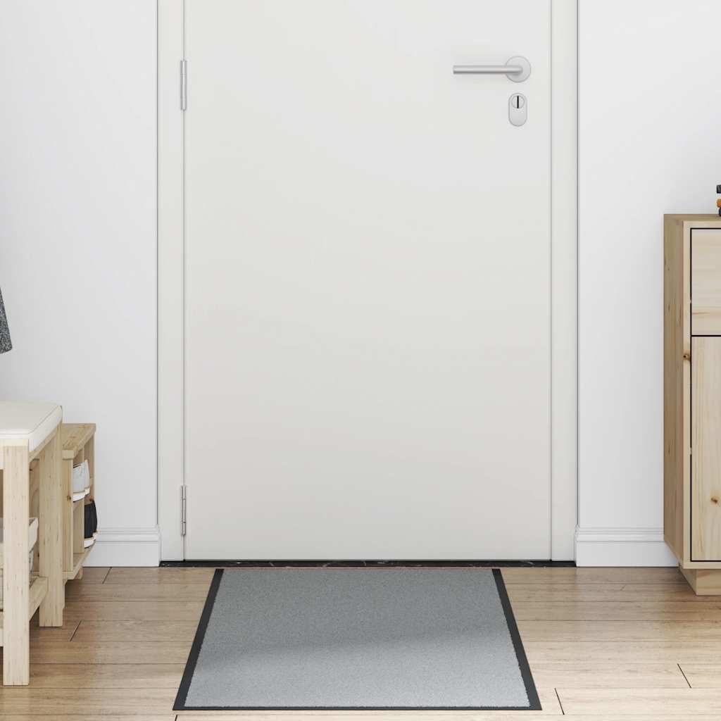 Vidaxl deurmat 60x150 cm grijs