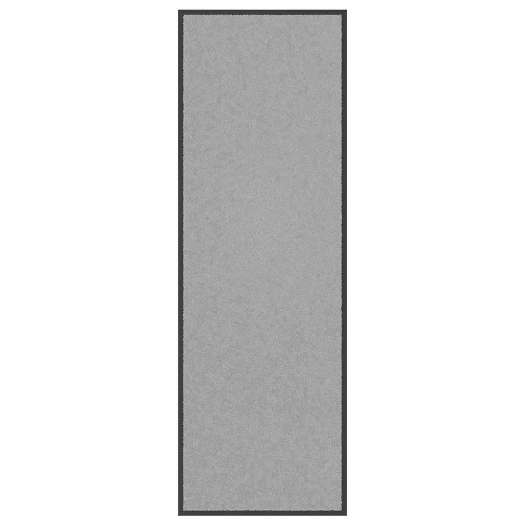 Vidaxl deurmat 60x180 cm grijs