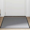 Vidaxl deurmat 90x150 cm grijs