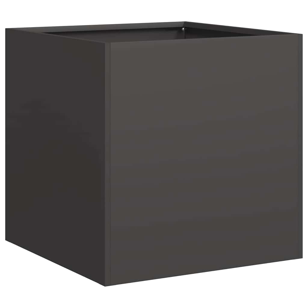 Fioriera Vidaxx 40x40x40 cm in acciaio laminato a freddo nero
