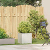 Fioriera Vidaxx 40x40x40 cm in acciaio laminato a freddo bianco