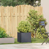 Jardinera Vidaxx 40x40x40 cm acero laminado en frío, antracita