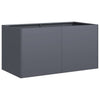 Vidaxl plantenbak 80x40x40 cm koudgewalst staal antracietkleurig