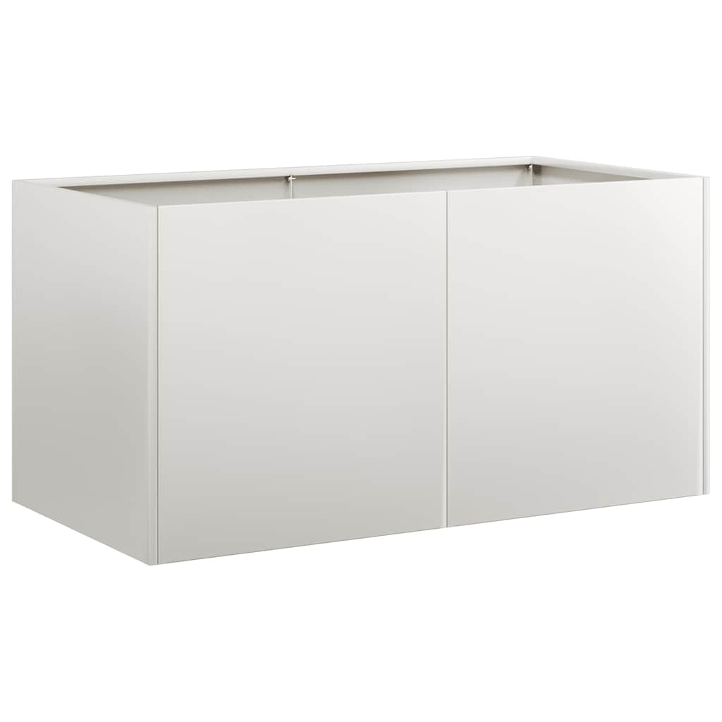Jardinera vidaxx 80x40x40 cm acero inoxidable