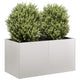 Jardinera vidaxx 80x40x40 cm acero inoxidable