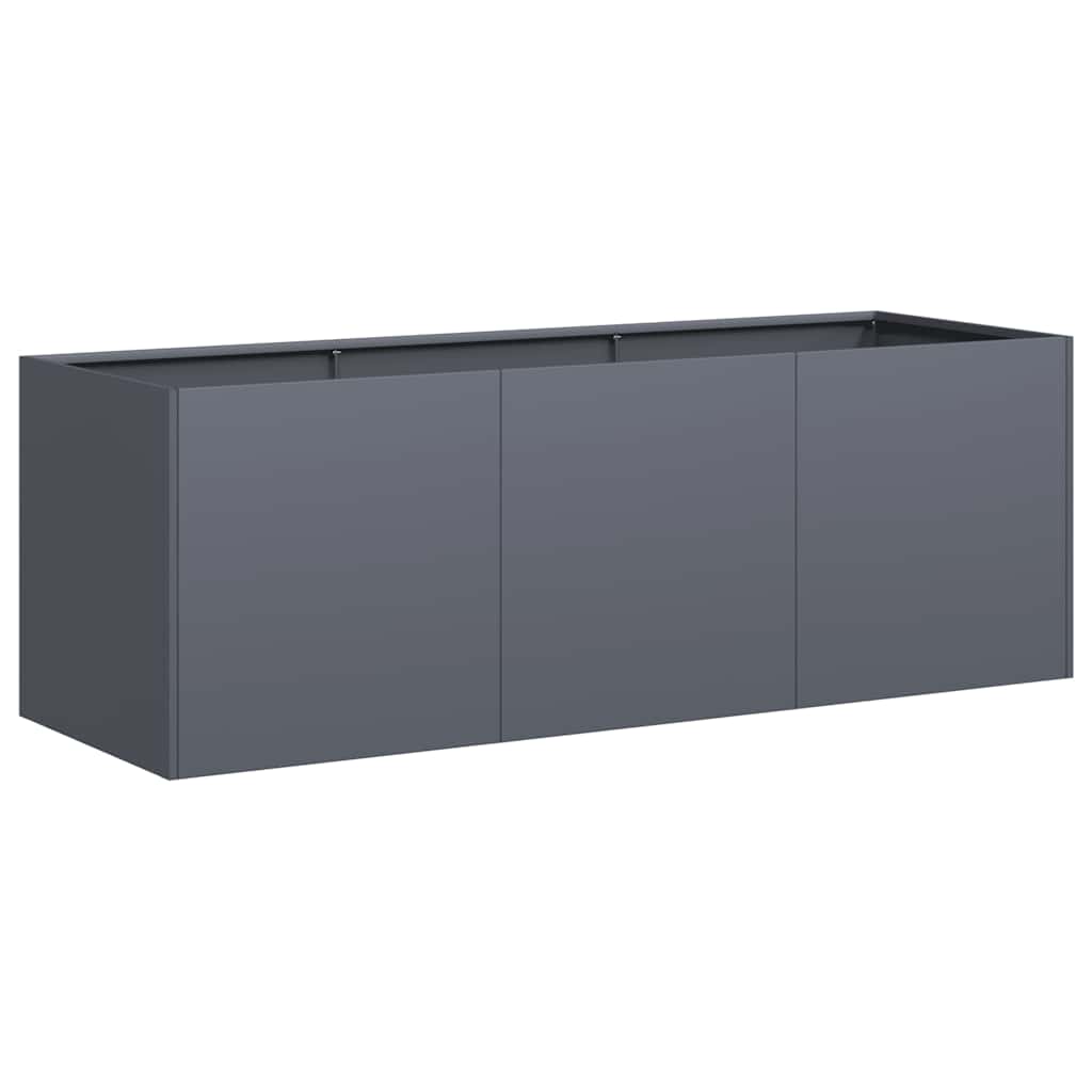 Vidaxl plantenbak antraciet 120x40x40 cm koudgewalst staal