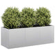 Vidaxl plantenbak 120x40x40 cm gegalvaniseerd staal