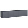Vidaxl plantenbak antraciet 200x40x40 cm koudgewalst staal