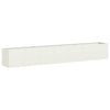 Fioriera Vidaxx 280x40x40 cm in acciaio laminato a freddo bianco